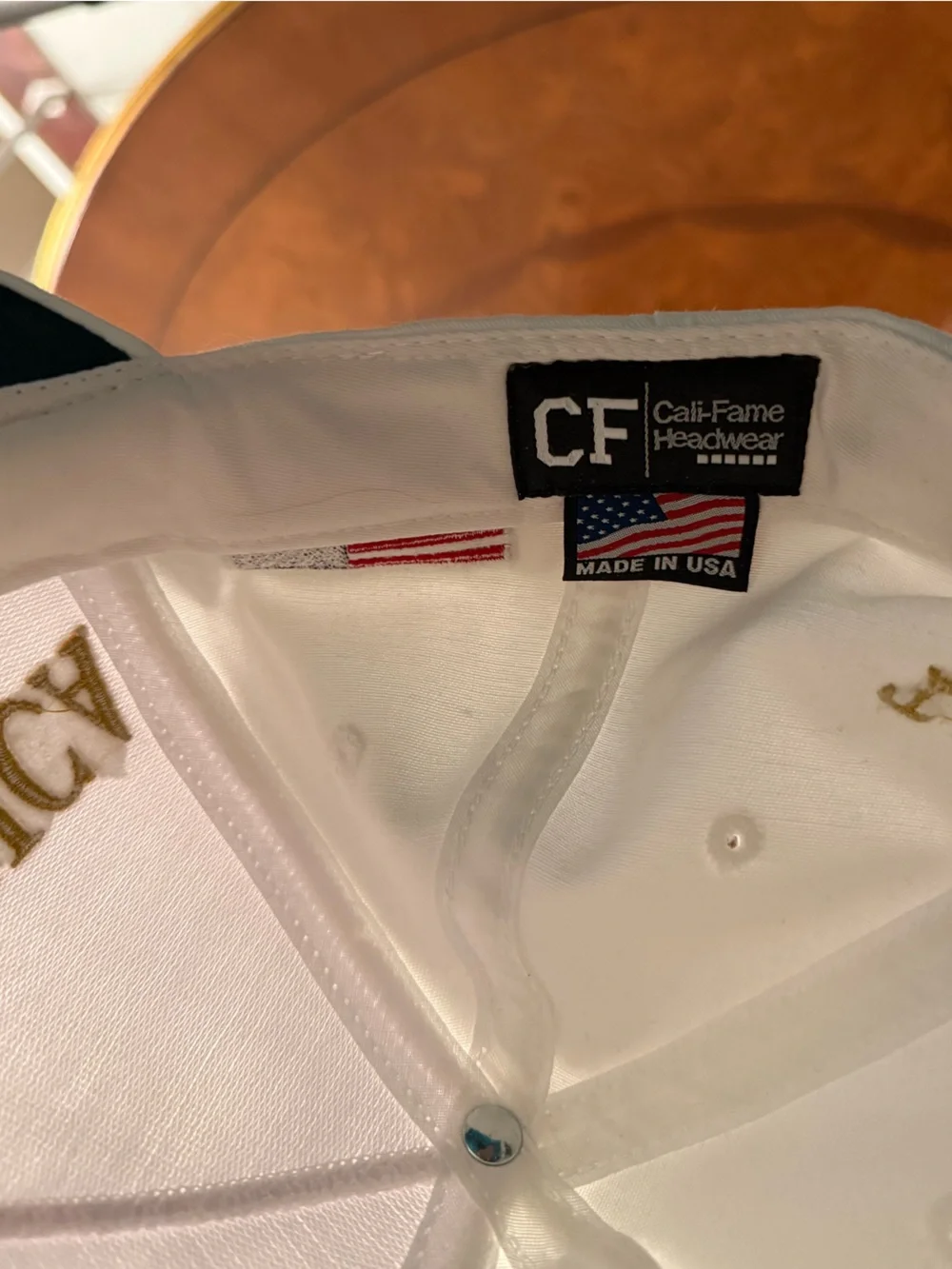 Trump Cali-Fame Hat 2024 White Limited Edition MAGA Cap